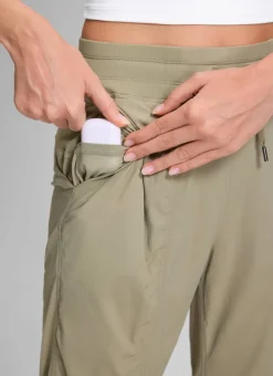 Striped Ruched Pocket Jogger 28''