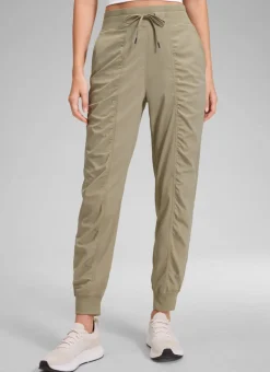 Striped Ruched Pocket Jogger 28''