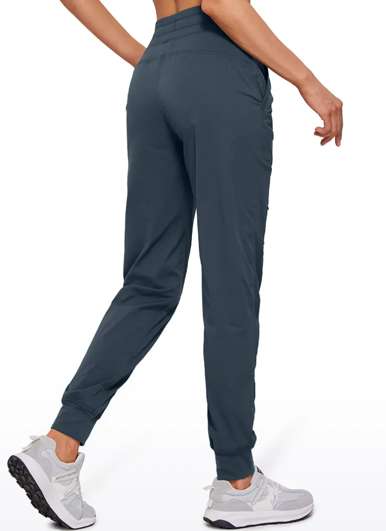 Striped Ruched Pocket Jogger 28''
