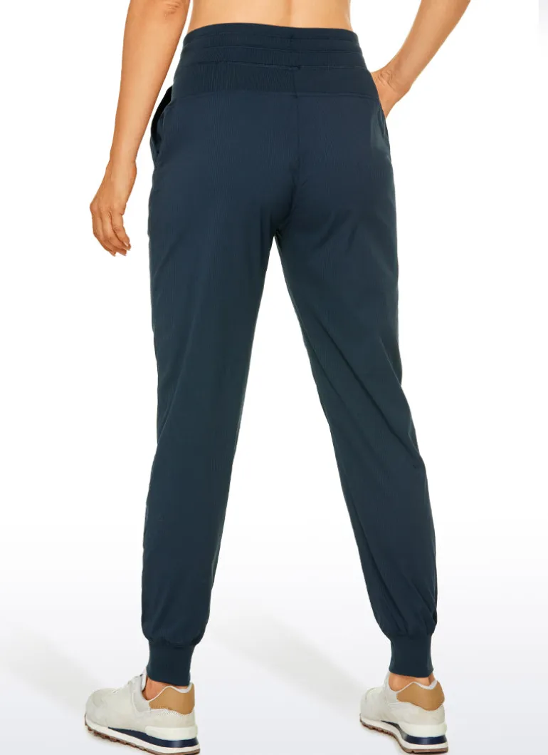 Striped Ruched Pocket Jogger 28''