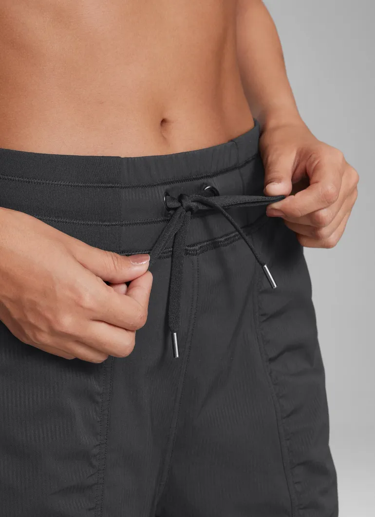 Striped Ruched Pocket Jogger 28''