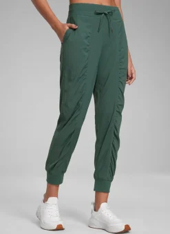 Striped Ruched Pocket Jogger 26''