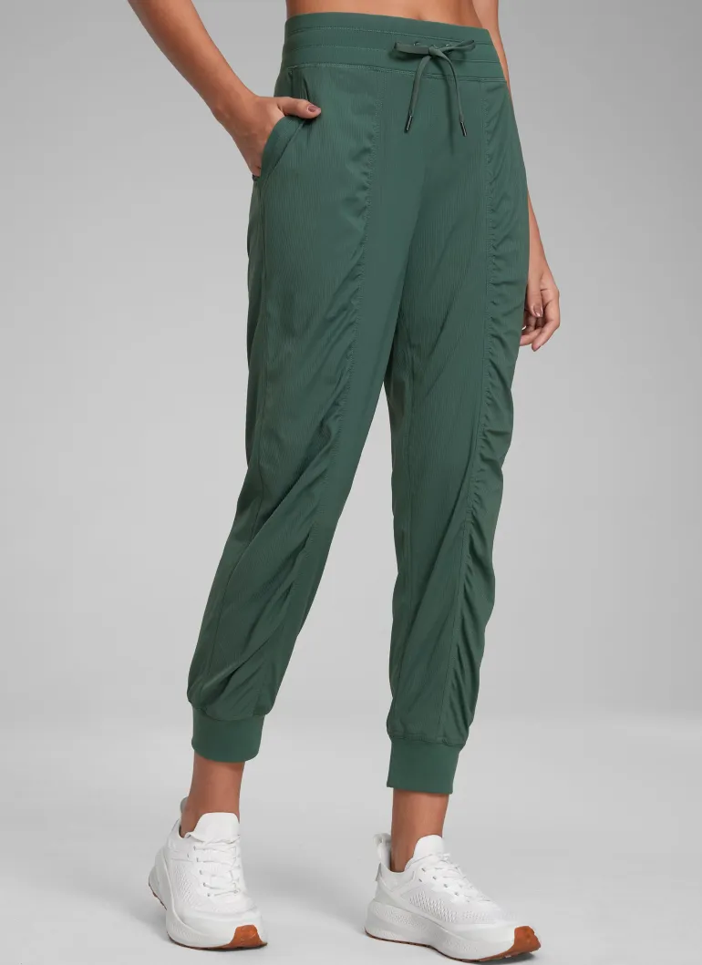Striped Ruched Pocket Jogger 26''