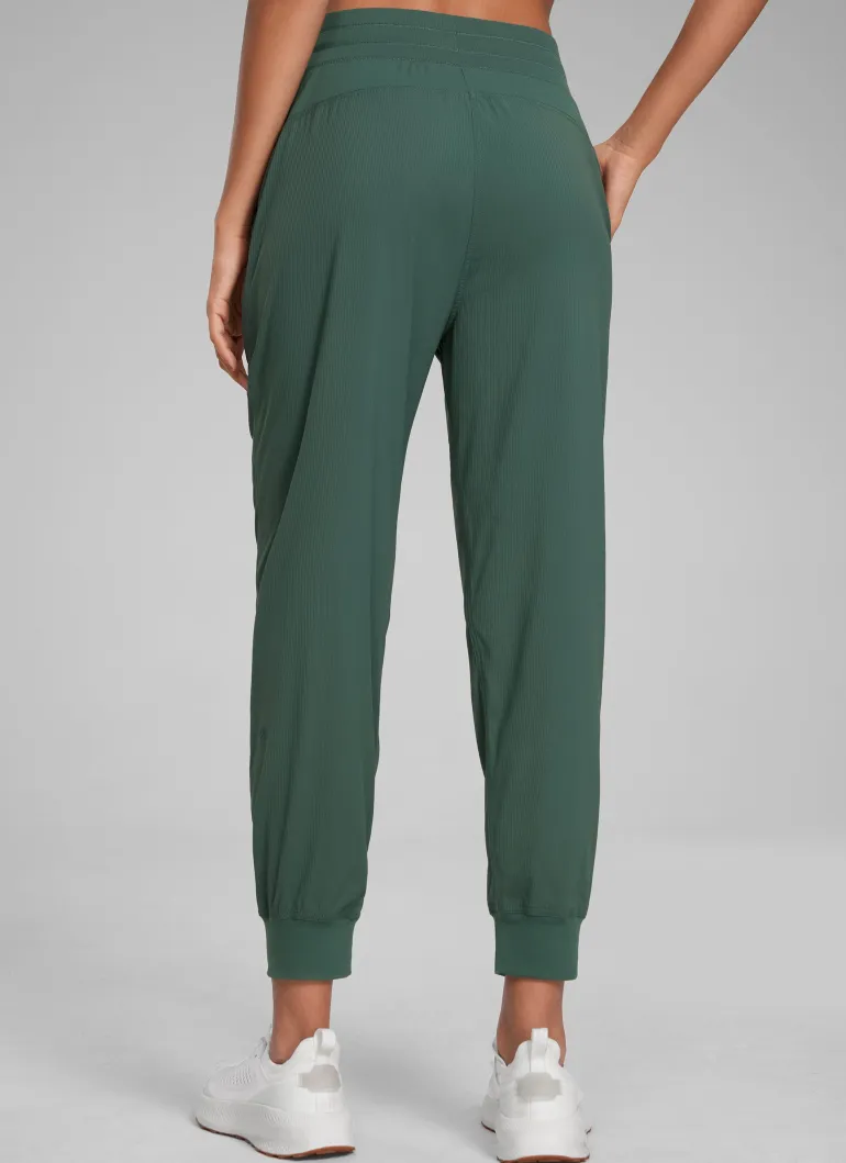 Striped Ruched Pocket Jogger 26''