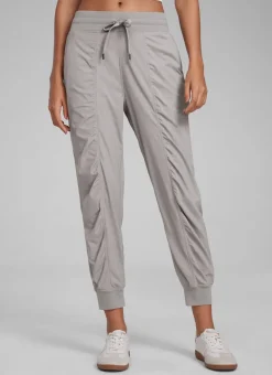 Striped Ruched Pocket Jogger 26''