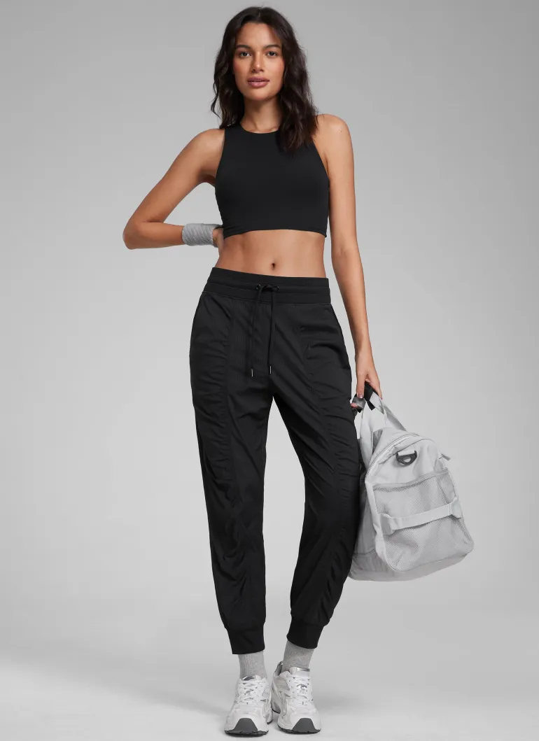 Striped Ruched Pocket Jogger 26''