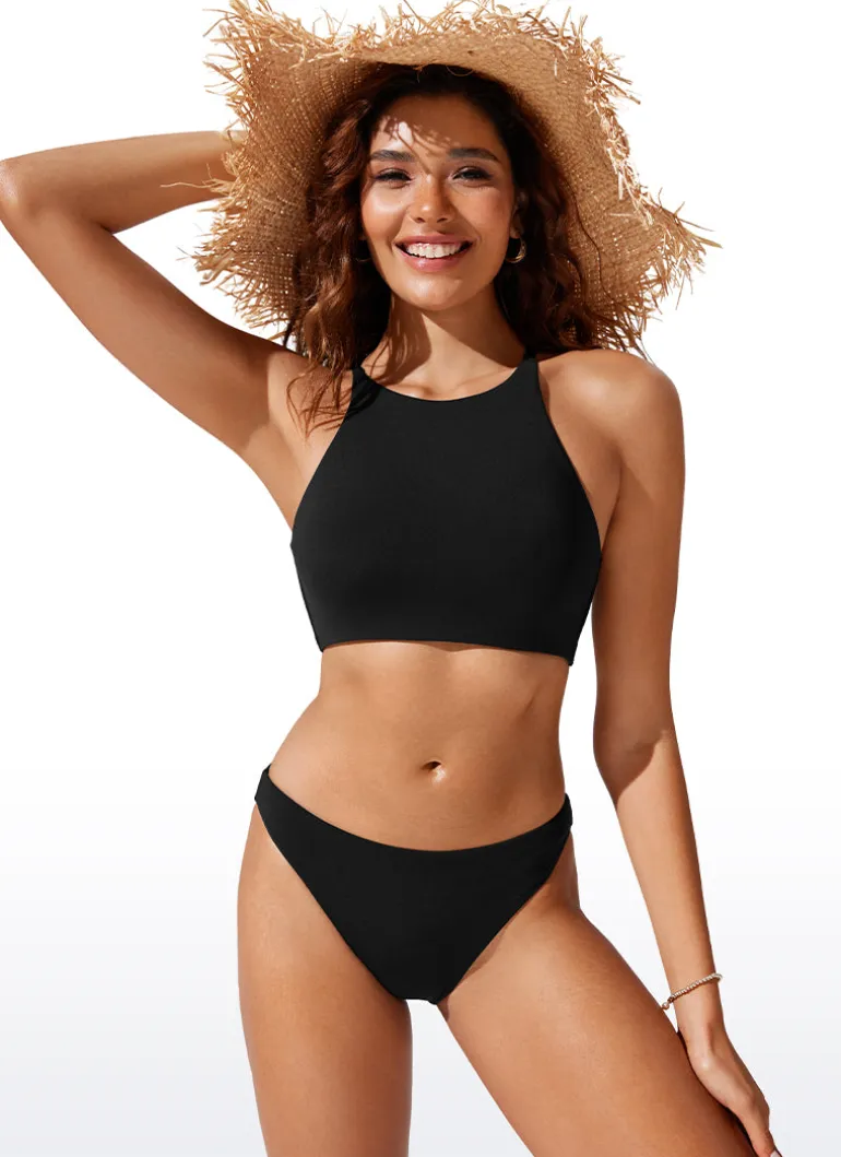 Sunshine Crisscross Back Bikini Top