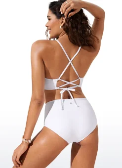 Sunshine Crisscross Back Bikini Top