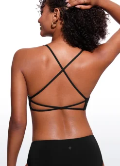 Sunshine Criss Cross Back V Neck Bikini Top