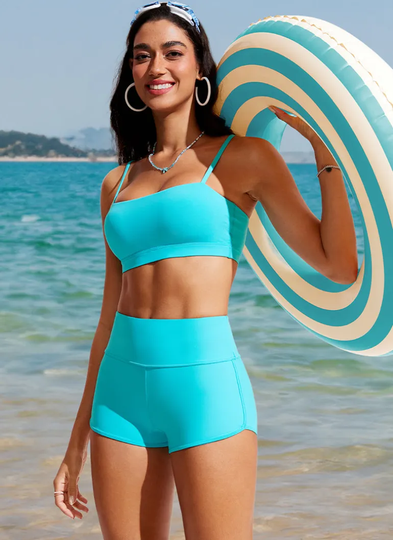 Sunshine High Rise Fast Dry Swim Shorts 3''