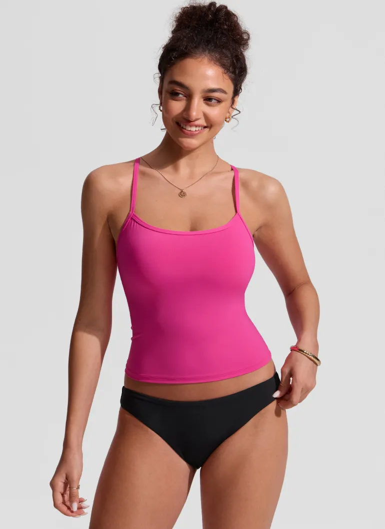 Sunshine Racerback Spaghetti Strap Tankini