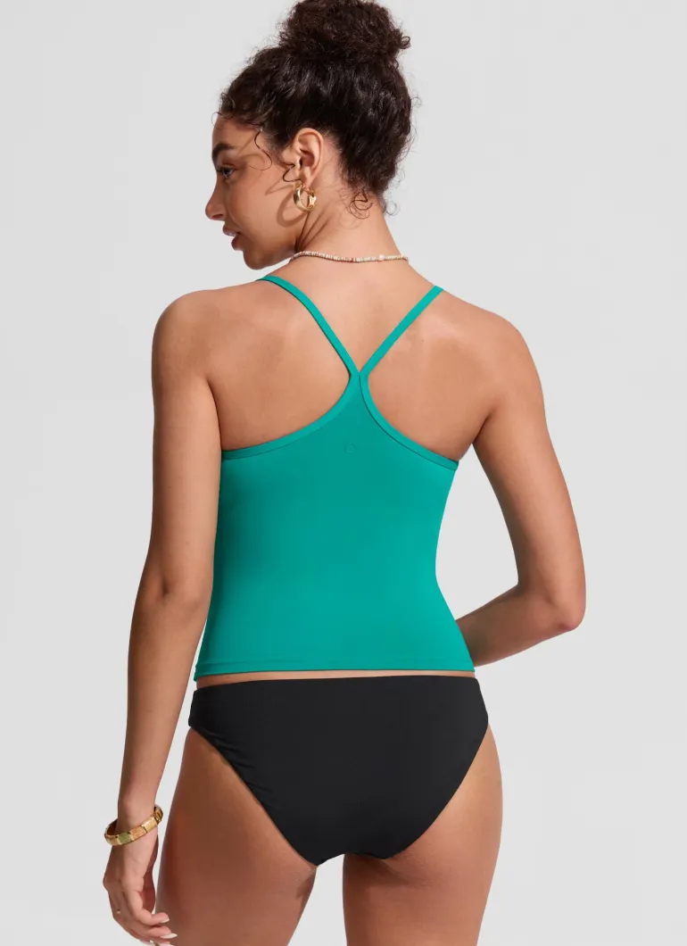 Sunshine Racerback Spaghetti Strap Tankini