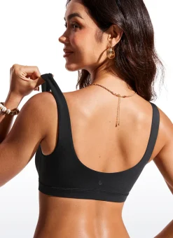 Sunshine Scoop Neck U Back Bikini Top