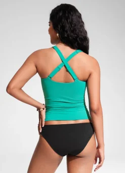 Sunshine Square Neck Tankini Top