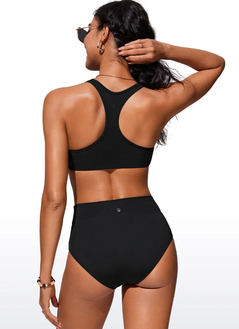 Sunshine U Neck Racerback Bikini Top