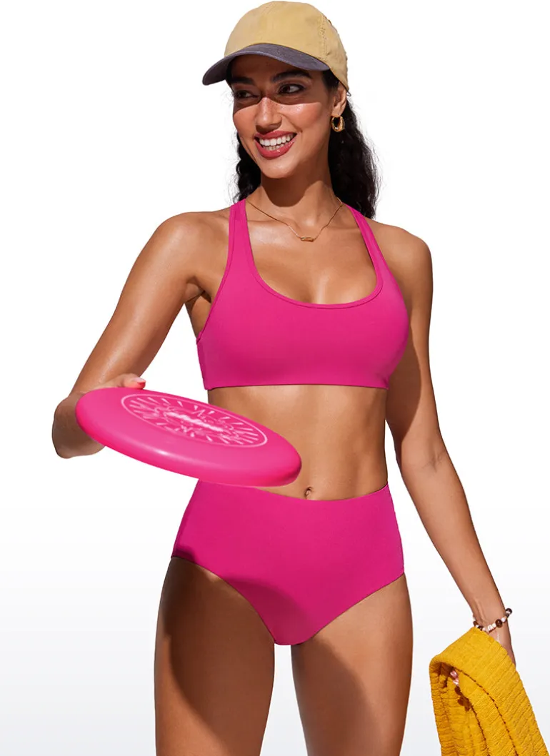 Sunshine U Neck Racerback Bikini Top