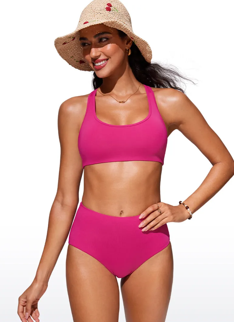 Sunshine U Neck Racerback Bikini Top