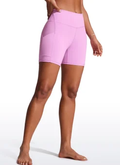 Swim Board High Rise Liner Pocket Shorts 6''