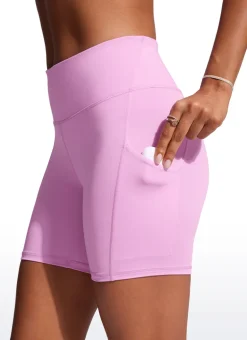 Swim Board High Rise Liner Pocket Shorts 6''
