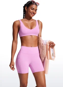 Swim Board High Rise Liner Pocket Shorts 6''