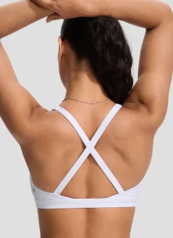 Twist Front Cut Out Cross Back Bikini Top