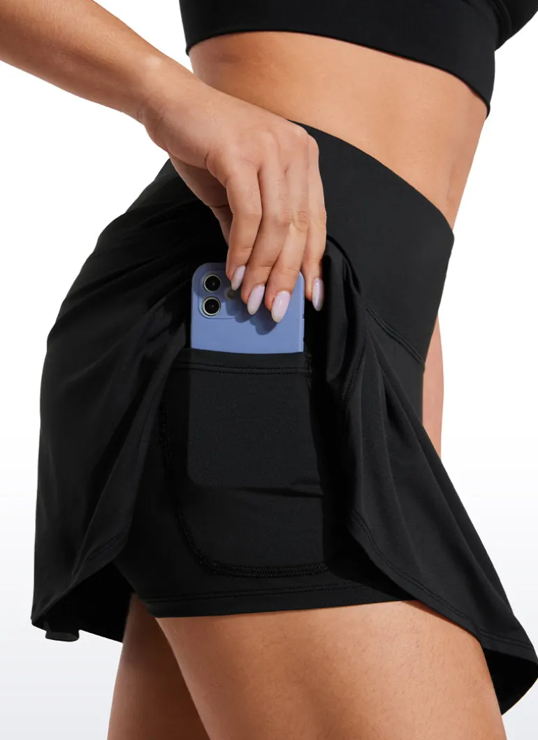 UPF 50+ High Rise Flowy Skirt 14''