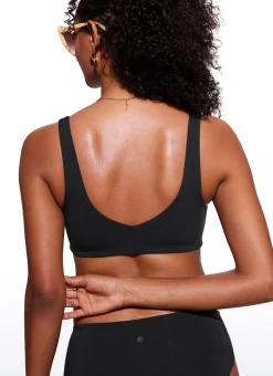 V Neck Bikini Padded Tops