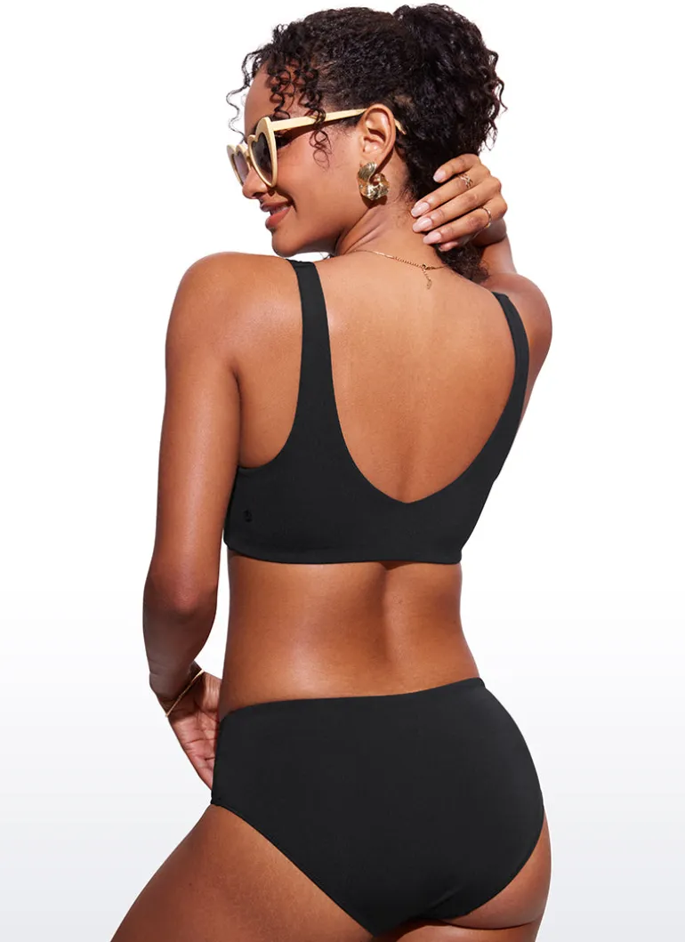V Neck Bikini Padded Tops