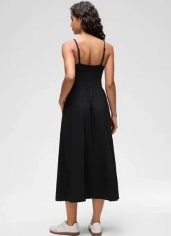 V Neck Flowy Tank Maxi Dress