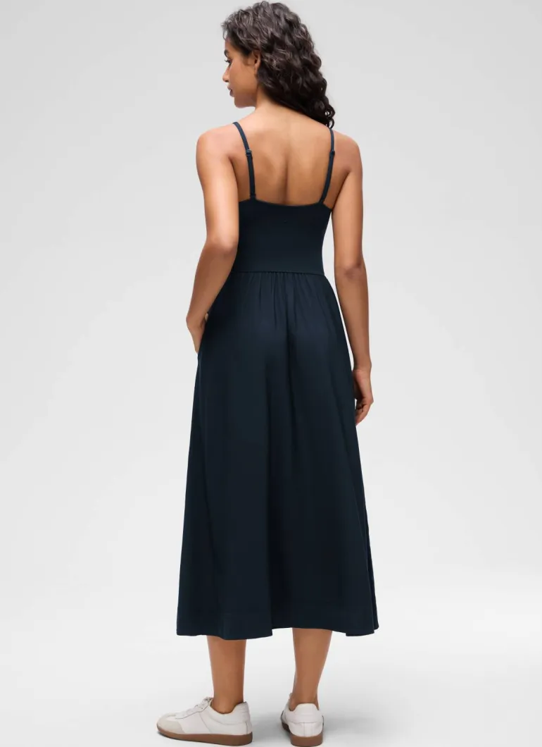 V Neck Flowy Tank Maxi Dress