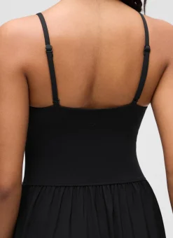 V Neck Flowy Tank Maxi Dress
