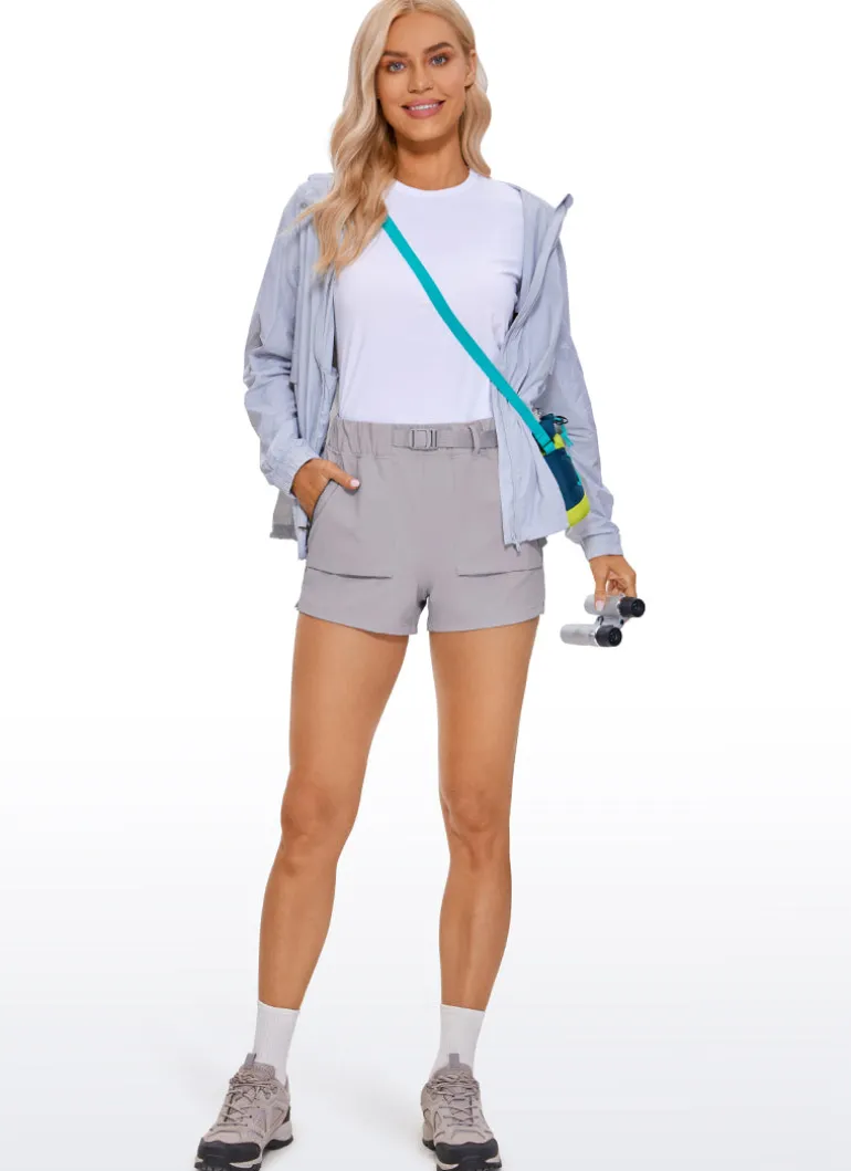 Waterproof Hiking Belt Shorts 3''