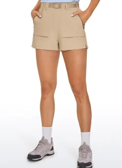 Waterproof Hiking Belt Shorts 3''
