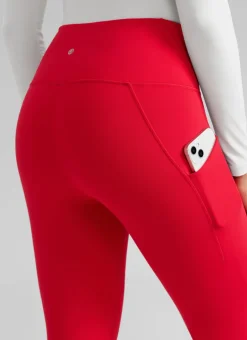 Water Resistant Fleece Lined Pocket Legging 28"