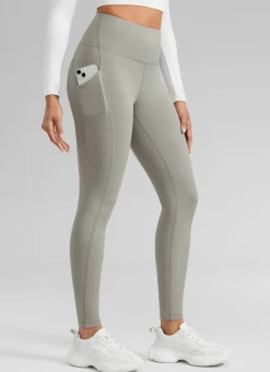 Water Resistant Fleece Lined Pocket Legging 28"