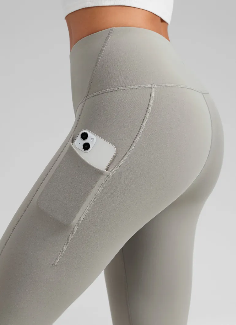 Water Resistant Fleece Lined Pocket Legging 28"