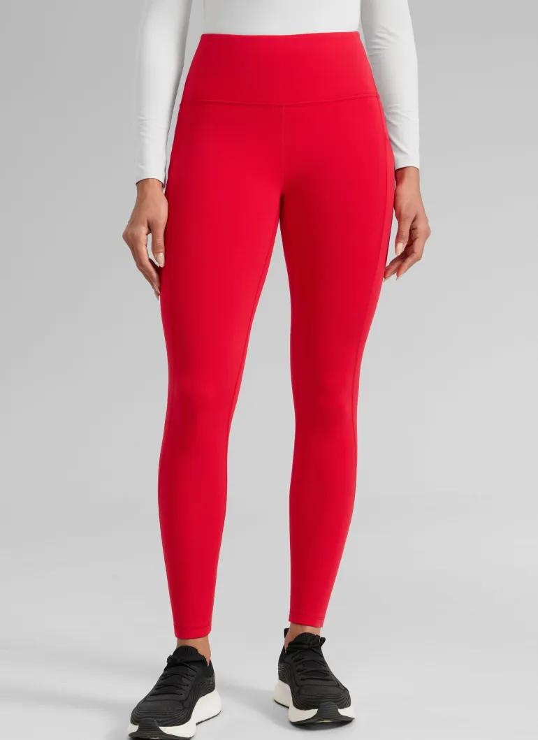Water Resistant Fleece Lined Pocket Legging 28"