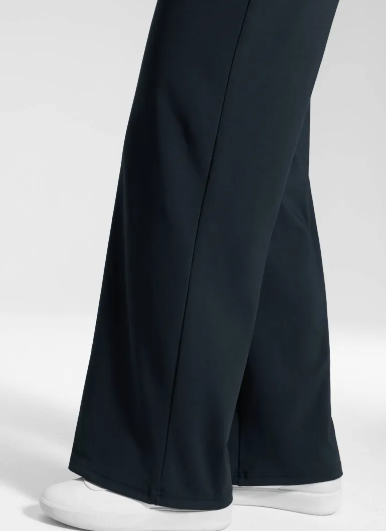 Wide Leg Faux Fly Pocket Pant 30"