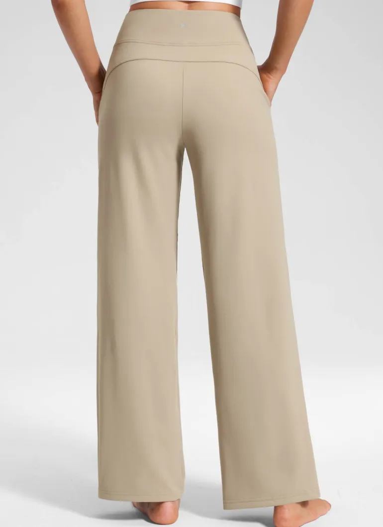 Wide Leg Faux Fly Pocket Pant 30"