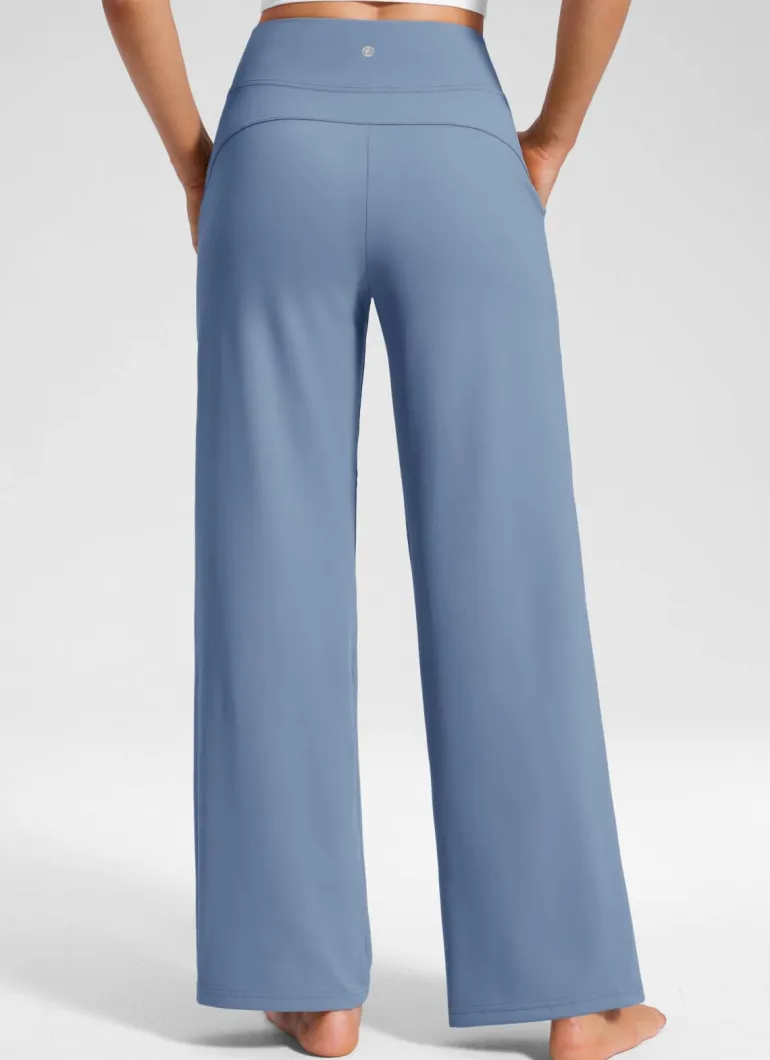 Wide Leg Faux Fly Pocket Pant 30"