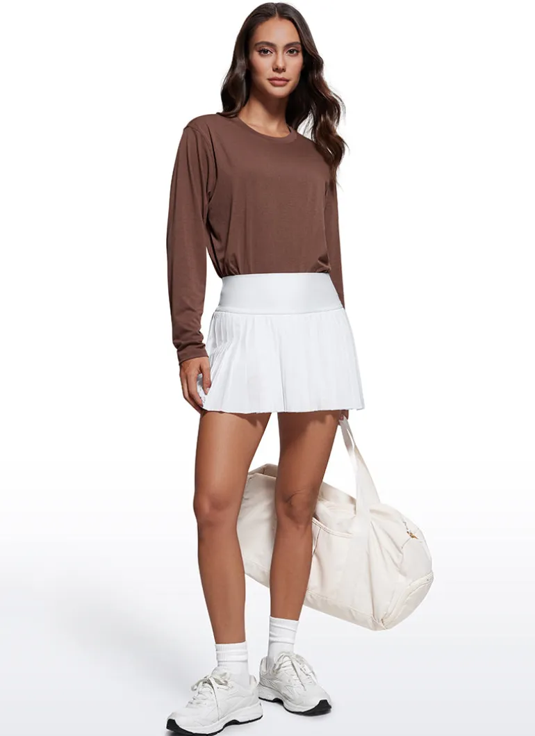 Workout Hip Length Crewneck Long Sleeve