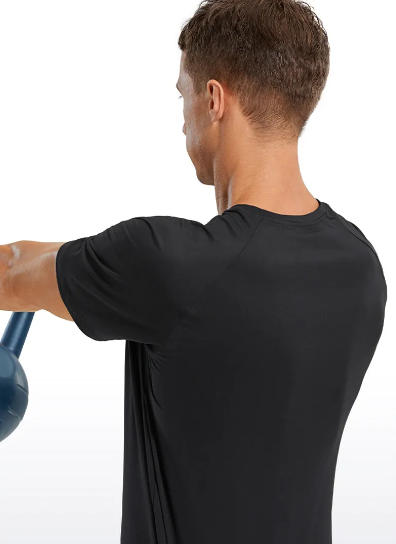 Workout Short Sleeve Round Neck