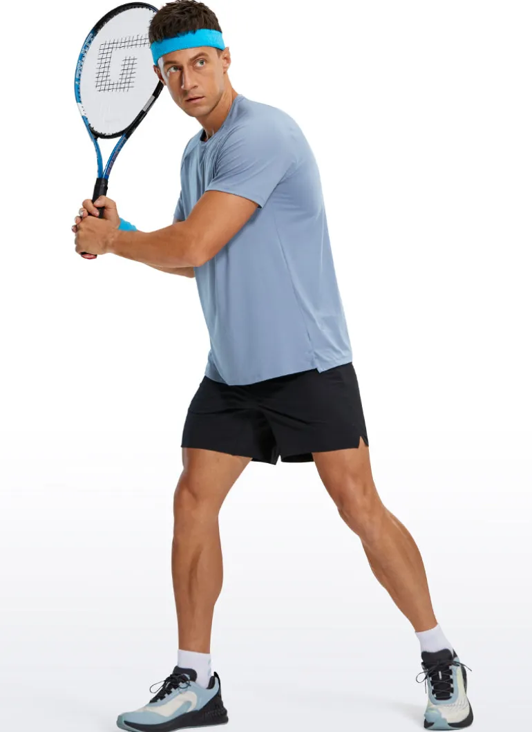 Workout Short Sleeve Round Neck