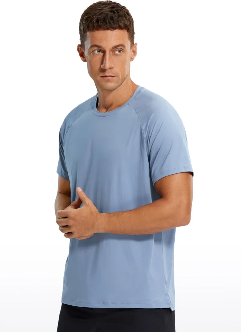 Workout Short Sleeve Round Neck