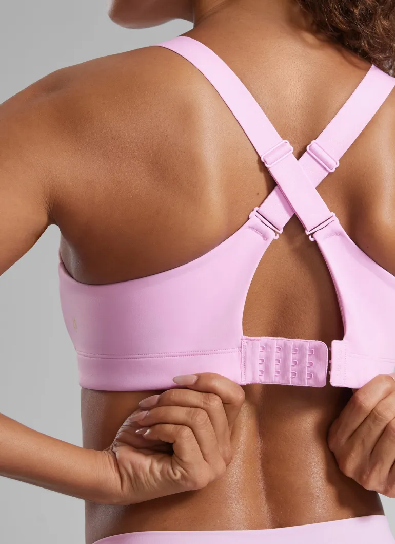 Zip Front High Impact Sports Bra
