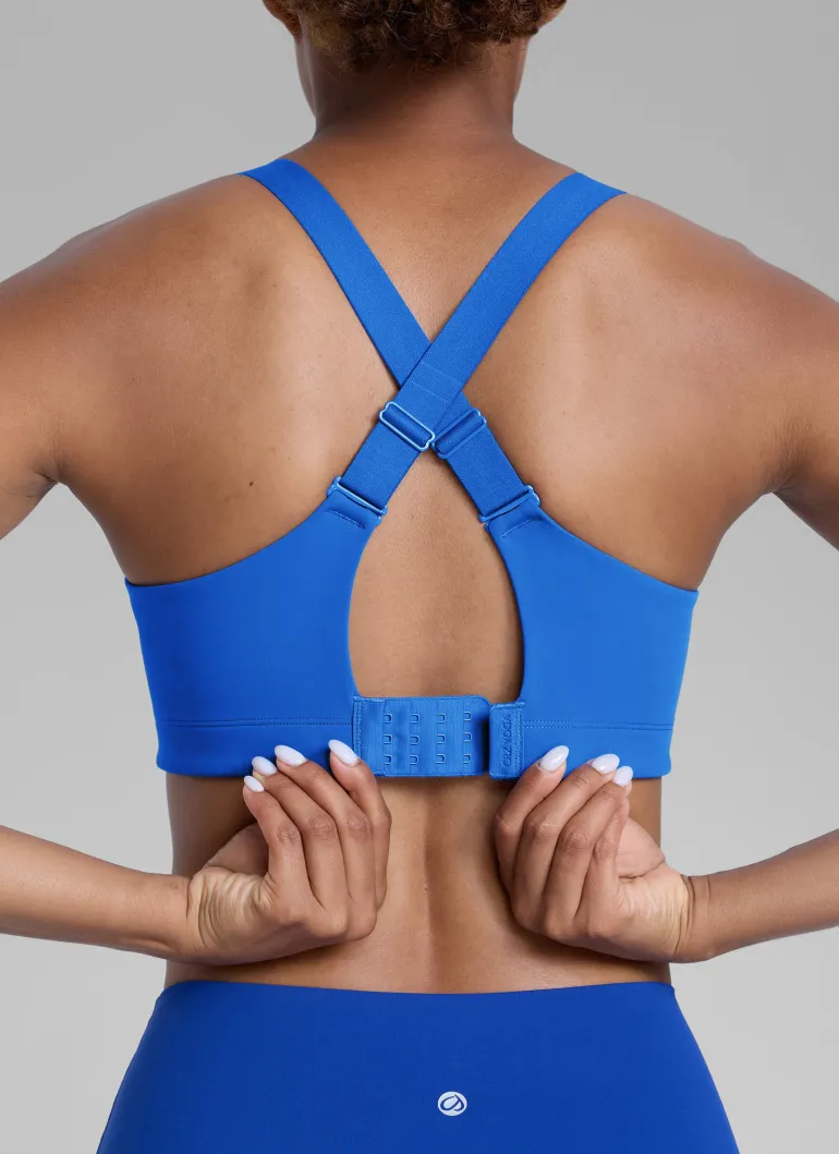 Zip Front High Impact Sports Bra