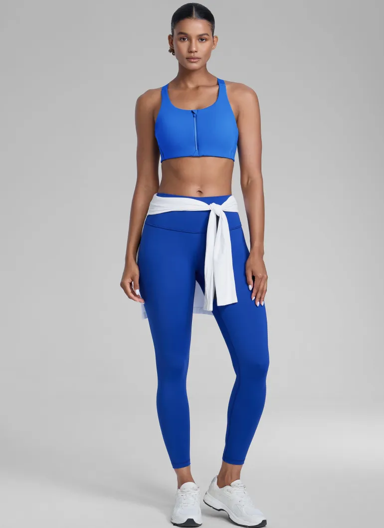 Zip Front High Impact Sports Bra